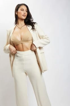 WNT Madison Oversized Blazer - Cream 13 WNT Madison Oversized Blazer - Cream