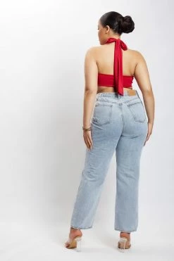 WXI Lea Multi Way Crop Top - Chilli Pepper Two Piece Sets