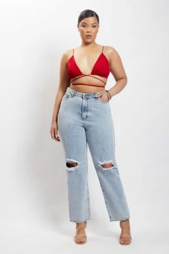ROM Suzie Triangle Bralette - Chilli Pepper Two Piece Sets