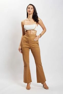 WNT Cindy Flare Pants - Camel