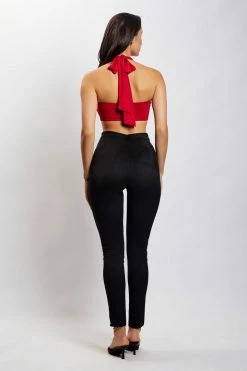 WXI Lea Multi Way Crop Top - Chilli Pepper Two Piece Sets
