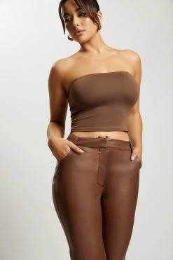WXI Dakota Tube Top - Chocolate All Tops