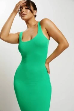 WXI DRESSES India Scoop Neck Maxi Dress - Fresh Green 13 WXI DRESSES India Scoop Neck Maxi Dress - Fresh Green