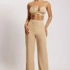 WNG Saskia Straight Leg Trousers - Camel