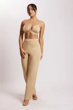 WNG Saskia Straight Leg Trousers - Camel