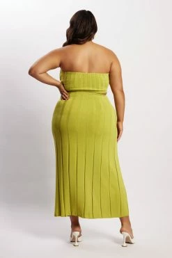 SHN Jasmyn Flute Midi Skirt - Olive Two Piece Sets 18 SHN Jasmyn Flute Midi Skirt - Olive Two Piece Sets