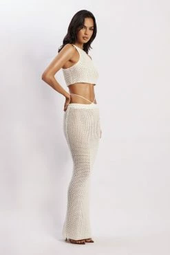 SKY Raquel Crochet Maxi Skirt - Cream 13 SKY Raquel Crochet Maxi Skirt - Cream