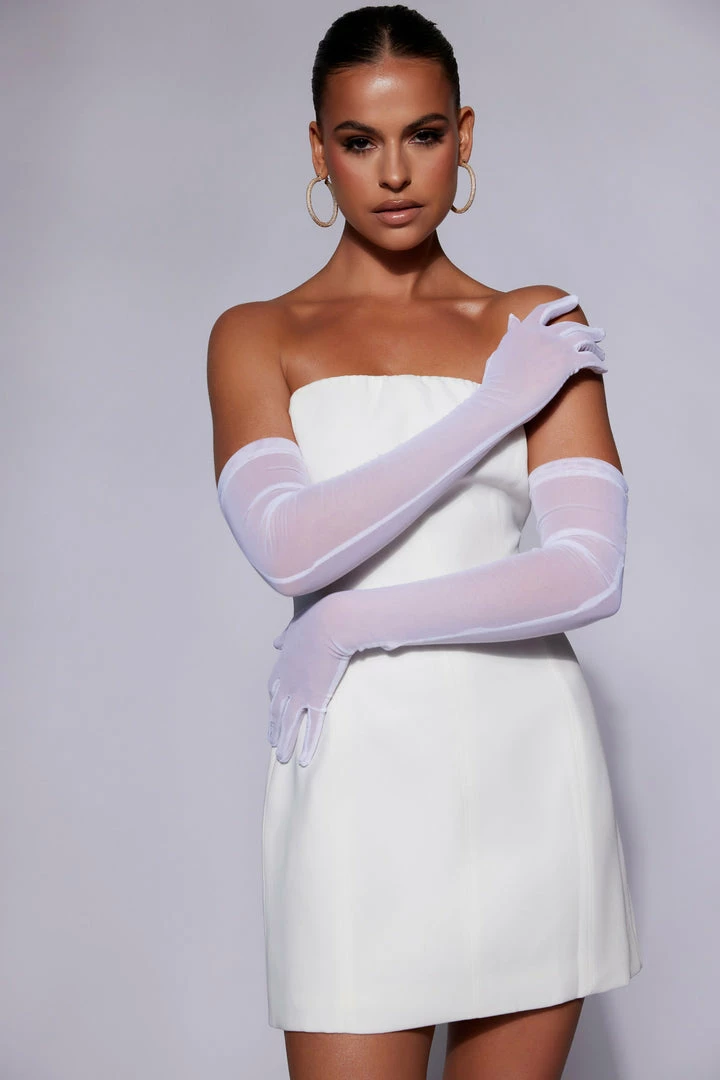 AMC Selena Mesh Gloves - White 6 AMC Selena Mesh Gloves - White