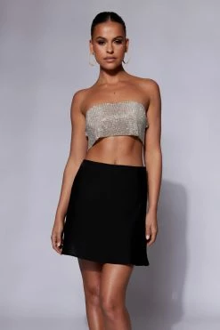 BSD Valerie Diamante Bandeau - Gold All Tops