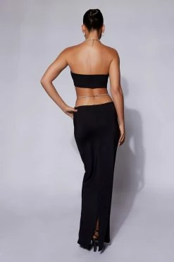 WXI Ruby Diamante Rope Ruched Bandeau - Black Two Piece Sets 9 WXI Ruby Diamante Rope Ruched Bandeau - Black Two Piece Sets