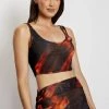 ROM Kiera Mesh Bralet - Abstract Floral