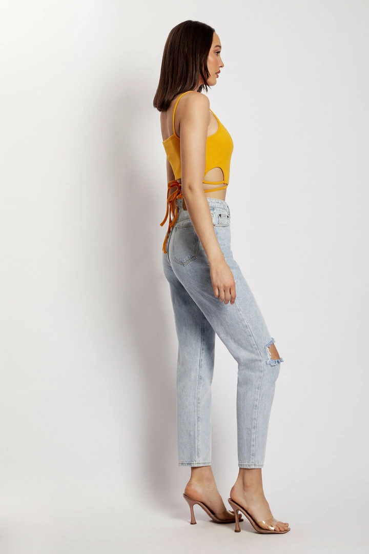 WXI Ayesha Cut Out Singlet - Mango All Tops 8 WXI Ayesha Cut Out Singlet - Mango All Tops