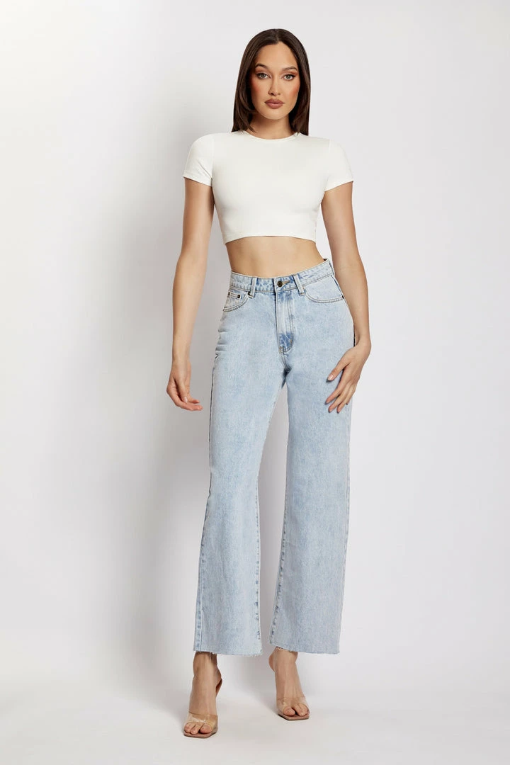 EMS Donna Straight Leg Jean - Light Blue All Bottoms 12 EMS Donna Straight Leg Jean - Light Blue All Bottoms