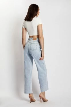 EMS Donna Straight Leg Jean - Light Blue All Bottoms 27 EMS Donna Straight Leg Jean - Light Blue All Bottoms