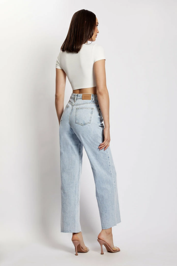 EMS Donna Straight Leg Jean - Light Blue All Bottoms 14 EMS Donna Straight Leg Jean - Light Blue All Bottoms