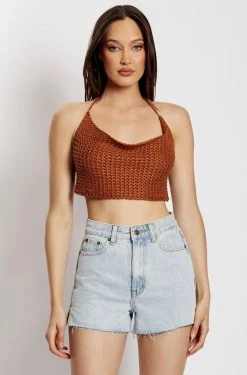 EMS Nancy Split Hem Denim Short - Light Blue