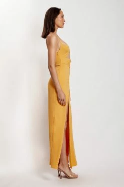 AMC Diane Maxi Wrap Over Dress - Mango DRESSES
