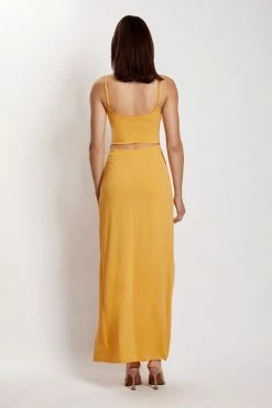 AMC Diane Maxi Wrap Over Dress - Mango DRESSES