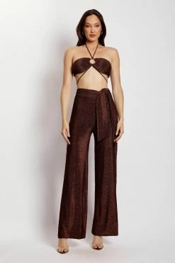 ROM Hope Ring Crop Top - Chocolate Shimmer Two Piece Sets 16 ROM Hope Ring Crop Top - Chocolate Shimmer Two Piece Sets