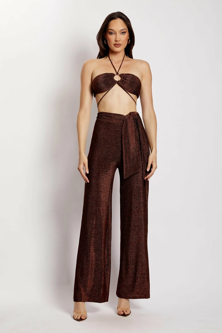 ROM Hope Ring Crop Top - Chocolate Shimmer Two Piece Sets 6 ROM Hope Ring Crop Top - Chocolate Shimmer Two Piece Sets
