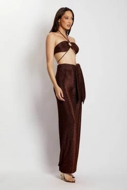 ROM Hope Ring Crop Top - Chocolate Shimmer Two Piece Sets 20 ROM Hope Ring Crop Top - Chocolate Shimmer Two Piece Sets