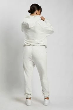 QNG Sweaters & Hoodies Jesy Loopback Oversized Jogger - Grey Marle