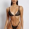 GZH Millie Monogram Bra - Black Intimates