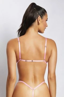 GZH Millie Monogram Bra - Candy Pink Intimates