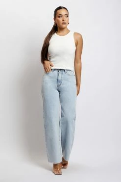 EMS Donna Straight Leg Jean - Light Blue All Bottoms 18 EMS Donna Straight Leg Jean - Light Blue All Bottoms