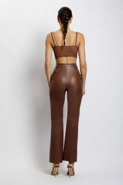 GZH Angelique Demi Cup Mesh Bustier - Chocolate All Tops 22 GZH Angelique Demi Cup Mesh Bustier - Chocolate All Tops