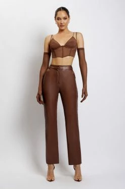 AMC Selena Mesh Gloves - Chocolate