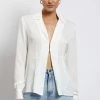 WNT April Open Front Shirt - White