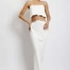 JLW Dayana Diamante Maxi Skirt - White