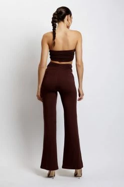 WXI Eleanor Tie Up Side Bandeau - Chocolate Two Piece Sets 11 WXI Eleanor Tie Up Side Bandeau - Chocolate Two Piece Sets