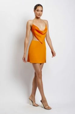 QNG Romee Mini Skirt - Mandarin Two Piece Sets