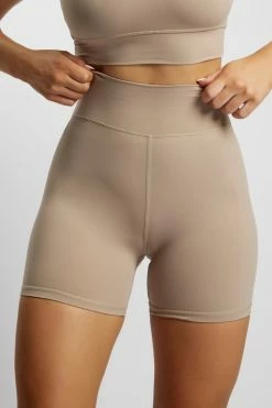 MGH Carly Bike Shorts - Taupe