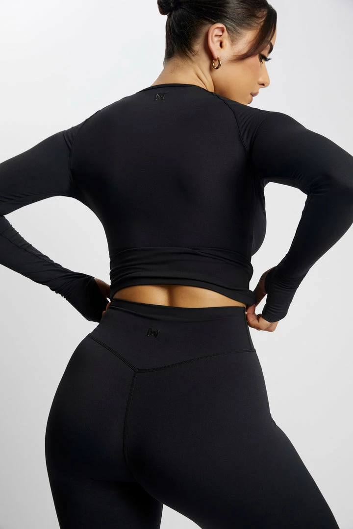 MGH Long Sleeve Tops Venus Long Sleeve Top - Black 7 MGH Long Sleeve Tops Venus Long Sleeve Top - Black