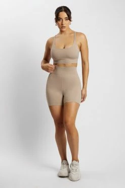 MGH Carly Bike Shorts - Taupe 13 MGH Carly Bike Shorts - Taupe