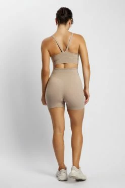 MGH Carly Bike Shorts - Taupe