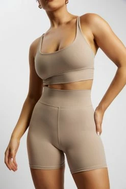 MGH Carly Bike Shorts - Taupe 14 MGH Carly Bike Shorts - Taupe