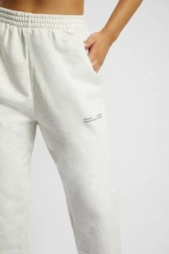 QNG Sweaters & Hoodies Jesy Loopback Oversized Jogger - Grey Marle