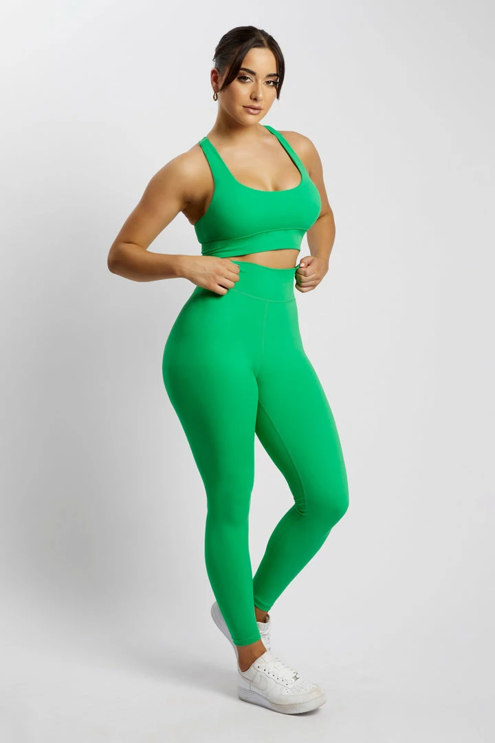 MGH Venus V Back Leggings - Bright Green Activewear Bottoms 9 MGH Venus V Back Leggings - Bright Green Activewear Bottoms