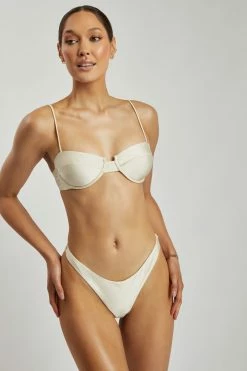 GLD MESHKI SWIM Mirabella Cupped Balconette Bikini Top - Ivory 17 GLD MESHKI SWIM Mirabella Cupped Balconette Bikini Top - Ivory