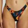 GLD Ivanna Thong Bikini Bottoms - Abstract Floral MESHKI SWIM