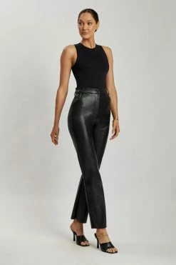 WXI Jordyn Tank Sleeveless Bodysuit - Black Bodysuits