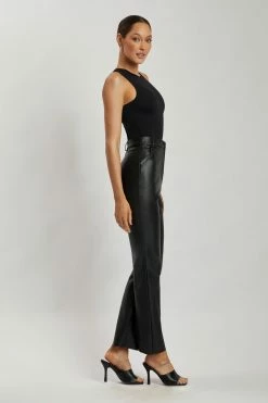 WXI Jordyn Tank Sleeveless Bodysuit - Black Bodysuits