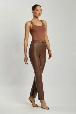 WXI Rosetta Scoop Neck Scoop Back Bodysuit - Spice All Tops