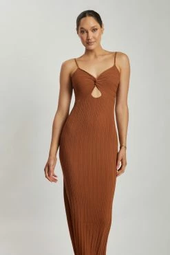 EMS Diba Midi Strappy Knit Dress - Desert DRESSES