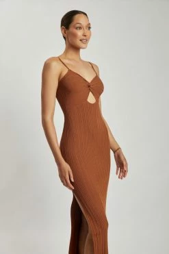 EMS Diba Midi Strappy Knit Dress - Desert DRESSES