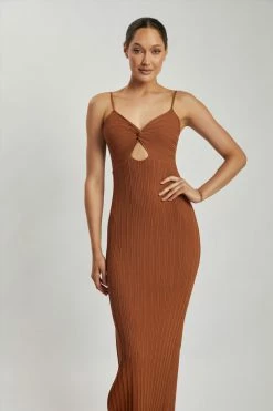 EMS Diba Midi Strappy Knit Dress - Desert DRESSES